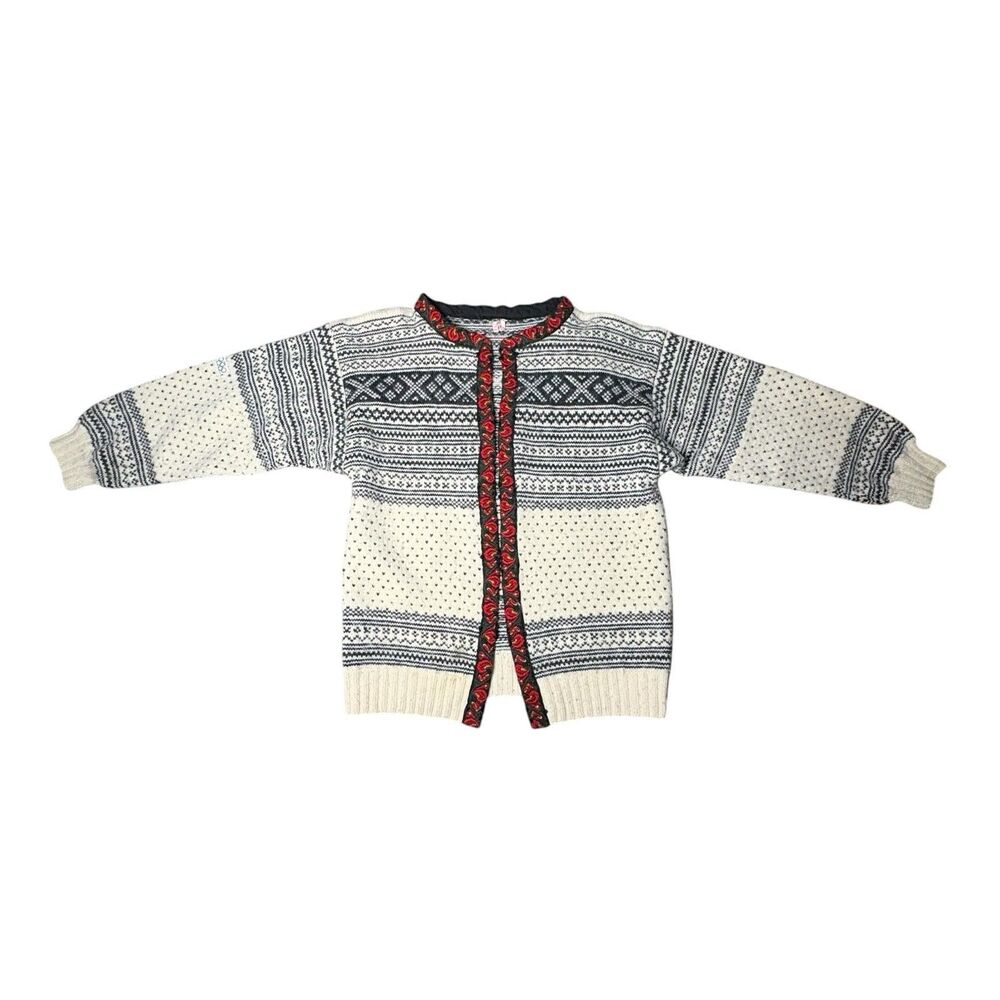 Vintage Dale of Norway Pattern Sweater Cardigan Women’s Large